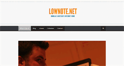 Desktop Screenshot of lownote.net