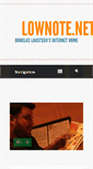 Mobile Screenshot of lownote.net